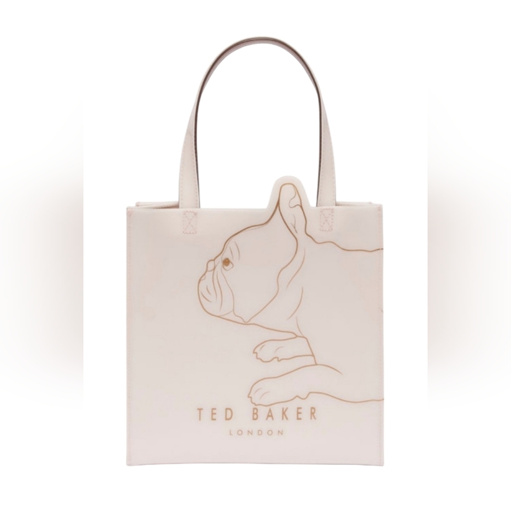 Ted Baker London Frenchie French Bulldog Pupcon market tote bag